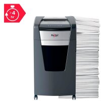 Rexel XP516+ Aktenvernichter mit Partikelschnitt P-5, 2 x 15 mm, bis 16 Blatt, grau