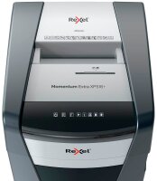 Rexel XP516+ Aktenvernichter mit Partikelschnitt P-5, 2 x 15 mm, bis 16 Blatt, grau
