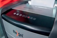 Rexel XP516+ Aktenvernichter mit Partikelschnitt P-5, 2 x 15 mm, bis 16 Blatt, grau