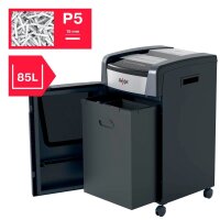 Rexel XP516+ Aktenvernichter mit Partikelschnitt P-5, 2 x 15 mm, bis 16 Blatt, grau