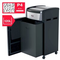 Rexel XP426+ Aktenvernichter mit Partikelschnitt P-4, 4 x 30 mm, bis 26 Blatt, grau