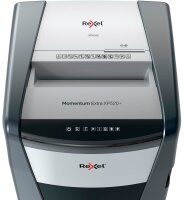 Rexel XP520+ Aktenvernichter mit Partikelschnitt P-5, 2 x 15 mm, bis 20 Blatt, grau