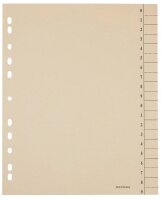Trennblätter DIN A4 0-9 chamois, 200 g/qm, 100 St.