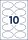 AVERY Zweckform Namensetiketten L4882-20 weiß 85,0 x 50,0 mm, 20 Blatt