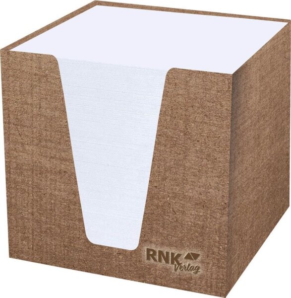 RNK-Verlag Zettelbox Eco weiß inkl. ca. 900 Notizzettel weiß, 1 St.
