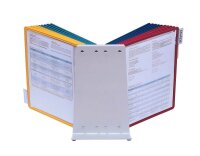 DURABLE Sichttafelsystem VARIO 569900 DIN A4 farbsortiert mit 20 St. Sichttafeln, 1 St.