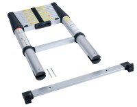 pavo Teleskopleiter silber 10 Sprossen, H: 320,0 cm