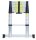 pavo Teleskopleiter silber 10 Sprossen, H: 320,0 cm