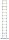 pavo Teleskopleiter silber 12 Sprossen, H: 380,0 cm