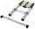 pavo Teleskopleiter silber 12 Sprossen, H: 380,0 cm