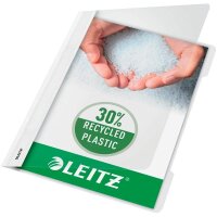 LEITZ Schnellhefter 4191 Kunststoff weiß DIN A4, 1 St.