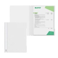 LEITZ Schnellhefter 4191 Kunststoff weiß DIN A4, 1 St.