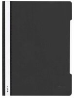 LEITZ Schnellhefter 4191 Kunststoff schwarz DIN A4, 25 St.