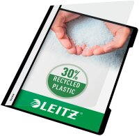 LEITZ Schnellhefter 4191 Kunststoff schwarz DIN A4, 25 St.