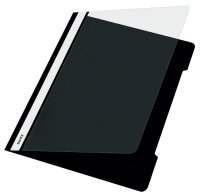 LEITZ Schnellhefter 4191 Kunststoff schwarz DIN A4, 25 St.