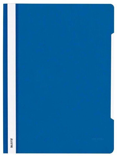 LEITZ Schnellhefter 4191 Kunststoff blau DIN A4, 25 St.
