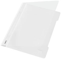 LEITZ Schnellhefter 4191 Kunststoff weiß DIN A4, 25 St.