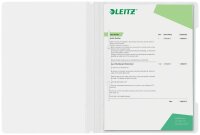 LEITZ Schnellhefter 4191 Kunststoff weiß DIN A4, 25 St.