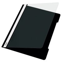 LEITZ Schnellhefter 4191 Kunststoff schwarz DIN A4, 1 St.