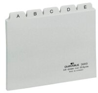 DURABLE Karteikartenregister A-Z weiß