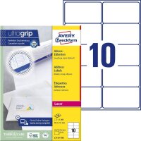 AVERY Zweckform Adressetiketten weiß 99,1 x 57,0...