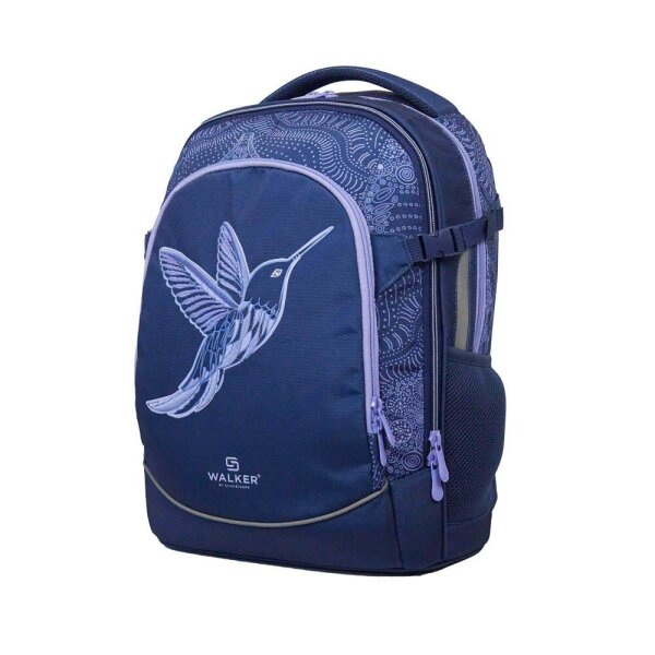 Walker Schulrucksack Fame 2.0 Kolibri Kunstfaser lila  ( 42009-029 )