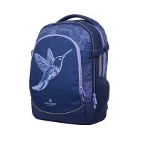 Walker Schulrucksack Fame 2.0 Kolibri Kunstfaser lila  (...
