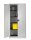 mauser Stahlschrank entero BF6 - 7035/7035 lichtgrau 4 Fachböden 95,0 x 60,0 x 195,0 cm, aufgebaut, 1 St.