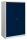 mauser Stahlschrank entero BF6 - 12 -7035/5003 lichtgrau, saphirblau 4 Fachböden 120,0 x 60,0 x 195,0 cm, aufgebaut, 1 St.