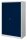 mauser Stahlschrank entero BF6 - 12 -7035/5003 lichtgrau, saphirblau 4 Fachböden 120,0 x 60,0 x 195,0 cm, aufgebaut, 1 St.