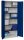 mauser Stahlschrank entero BF4/22 STG 7035/5003 lichtgrau, saphirblau 5 Fachböden 95,0 x 42,0 x 220,0 cm, aufgebaut, 1 St.