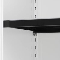 mauser Stahlschrank entero BF4/22 STG 7035/7035 lichtgrau 5 Fachböden 95,0 x 42,0 x 220,0 cm, aufgebaut, 1 St.
