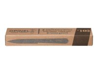 OPINEL Kochmesser No. 102 silber, braun glatt, Klinge:...