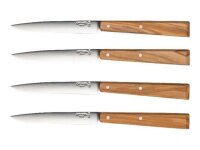 OPINEL Kochmesser Bon Appetit silber, braun glatt, 4 St.