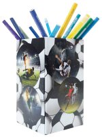 HERMA Stiftehalter Fußball Karton 8,0 x 8,0 x 13,5 cm
