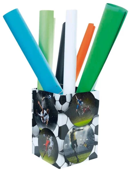 HERMA Papierkorb 15,0 l Fußball, 1 St.