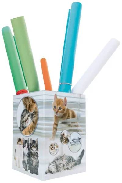 HERMA Papierkorb 15,0 l Katzen, 1 St.