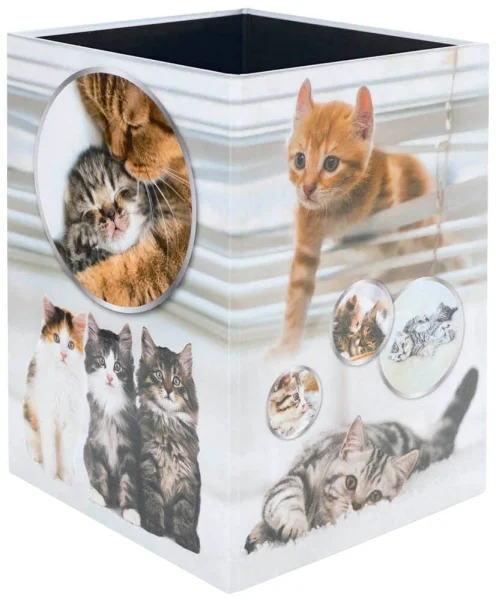 HERMA Papierkorb 15,0 l Katzen, 1 St.