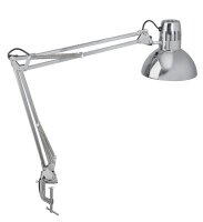 MAUL MAULstudy Schreibtischlampe chrom mit Tischklemme