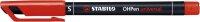 STABILO OHPen universal Folienstifte rot 0,4 mm...