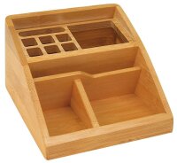 WEDO Schreibtisch-Organizer Bambus braun Bambus 4...