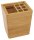 WEDO Stiftehalter Bambus braun Bambus 9,6 x 8,5 x 10,8 cm