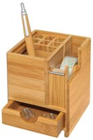 WEDO Schreibtisch-Organizer Bambus braun Bambus 4...