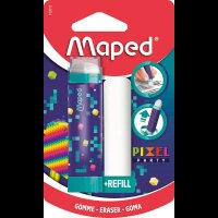 maped Radierstift PIXEL PARTY weiß, 1 St.