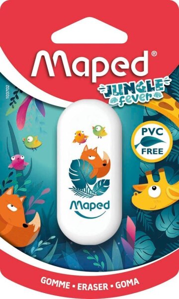 maped Radiergummi JUNGLE fever weiß, 1 St.