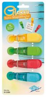 WEDO GLOSSY Magnete farbsortiert, Kunststoff 8,4 x 4,0 x...