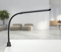 MAUL MAULpirro LED Schreibtischlampe schwarz 6 W mit Tischklemme