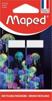 maped Radiergummis Deepsea Paradise weiß, 2 St.