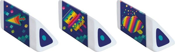 maped Radiergummis PIXEL PARTY weiß, 3 St.  ( 119522 )