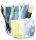 cep Stiftehalter Ice Black schwarz-transparent Polystyrol 6 Fächer 14,3 x 15,8 x 9,3 cm